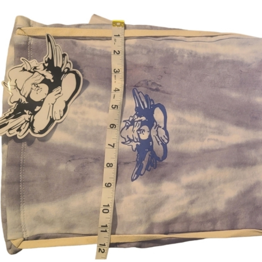 NWT Boys Lie purple tie dye drawstring bag with sticker - Picture 6 of 6